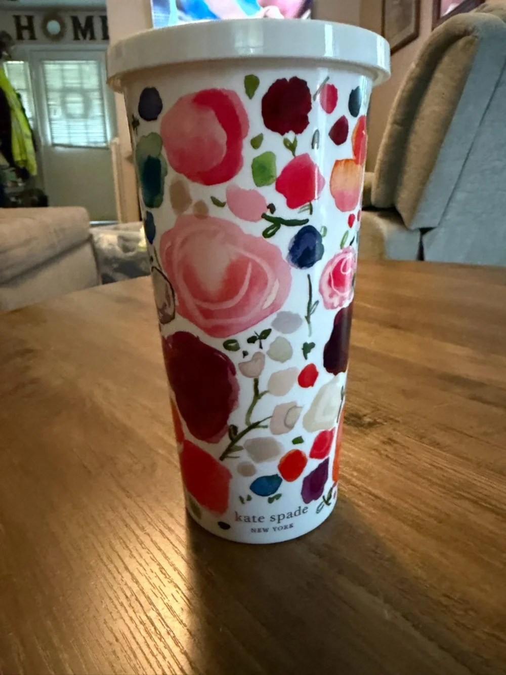 Kate Spade Floral tumbler